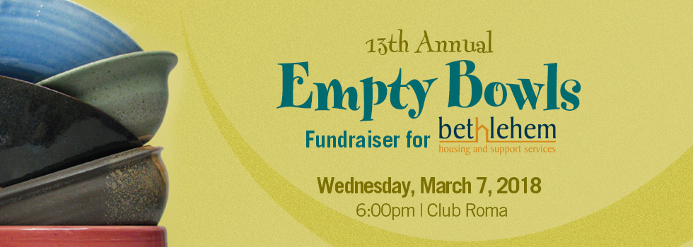 Empty Bowls Fundraiser Niagara