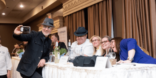 Judges at Empty Bowls Fundraiser Niagara